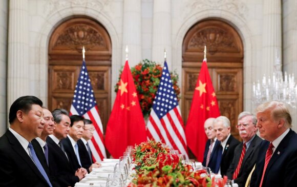 Xi Jinping, Donald Trump, Chinese-American delegations