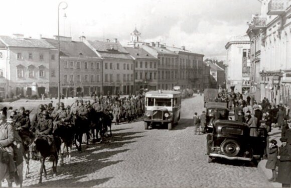 Soviet Army in Vilnius in September 1939