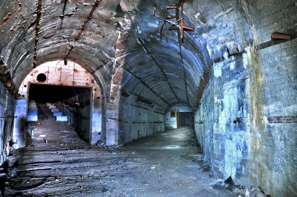 Soviet submarine hangar