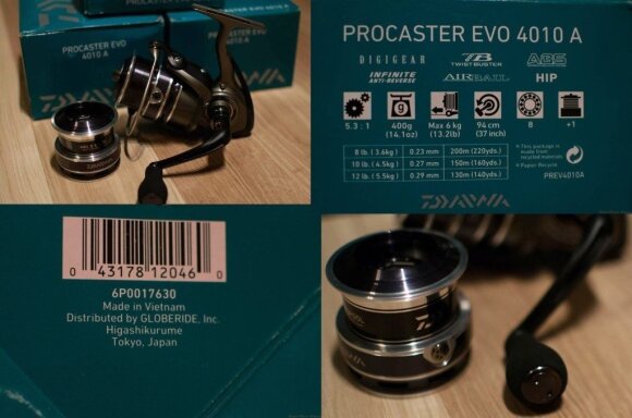 Ritė „Daiwa Procaster EVO 4010A“
