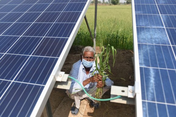 Saulės elektrinės Indijoje