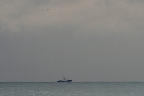 Rusų karinio lėktuvo katastrofa Juodojoje jūroje