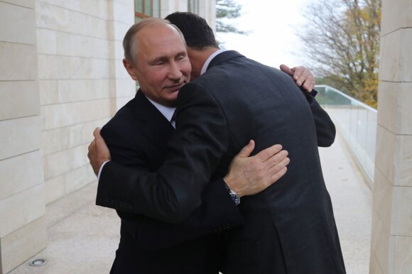 Vladimiras Putinas, Basharas al Assadas