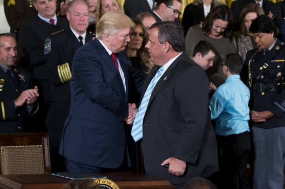 Donald Trump and Chris Christie