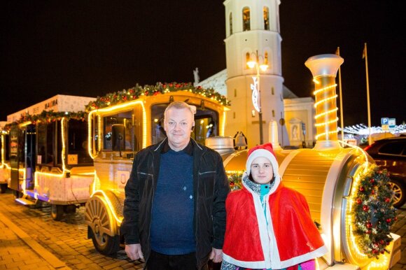 Водитель рождественского поезда Вильнюсе: кто он?