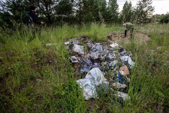 Abandoned repository possibly excavated by 