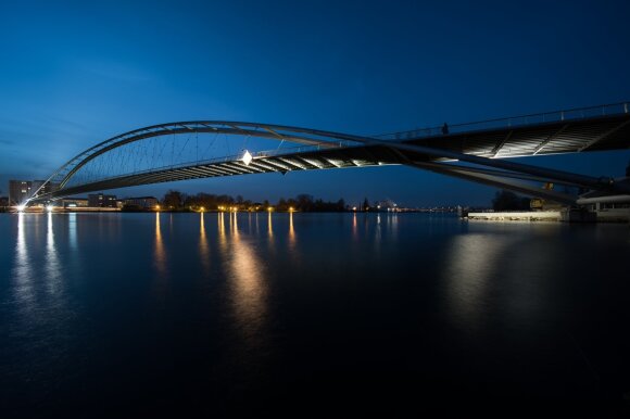 Bridge of three countries, France and Germany (and almost Switzerland)