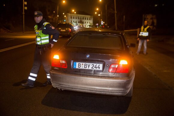 Night raid in Vilnius, March 11, 2010