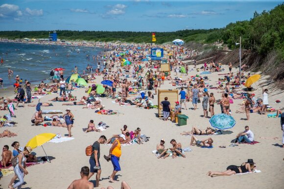 Palanga 2019 in the summer