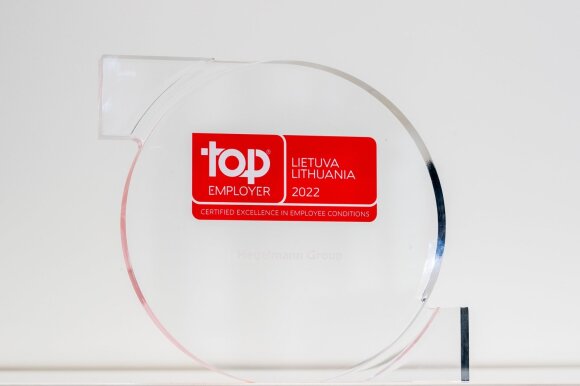 Pirmą kartą transporto ir logistikos įmonė Lietuvoje gavo „Top Employer“ sertifikatą