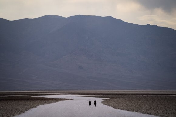 Death Valley in California is a place where the air temperature reaches record levels.