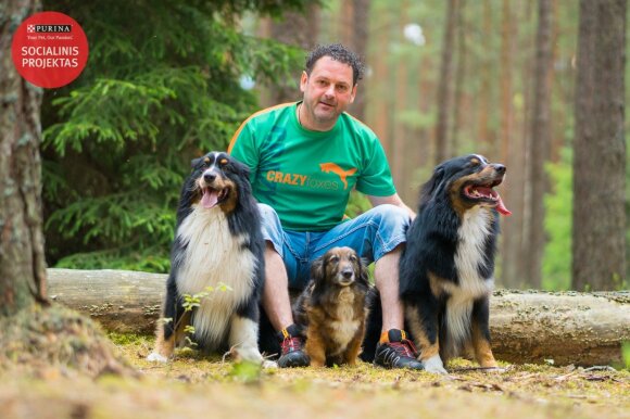 Lengvaatletis R. Urnežas: šunys man ir draugai, ir šeima, ir hobis