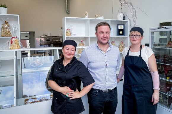 Han har jobbet i 4 måneder og eksporterer allerede litauiske filialer til Norge: han implementerte sin kones idé