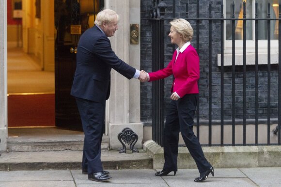 Borisas Johnsonas, Ursula von der Leyen