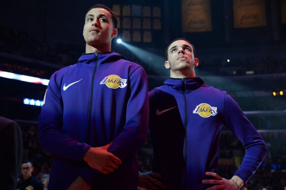   Kyle Kuzma and Lonzo Ball 