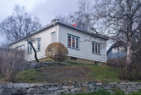 Šiame name Trondheime buvo įsikūrusi nacių pakaliko Henrio Rinnano gauja