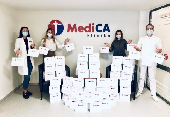 „MediCA klinika“ dovanoti vitaminai padės mažamečiams formuoti tinkamus įpročius rūpintis savo sveikata