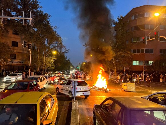 Tehran, demonstrations in Iran after the death of Mahsa Amini