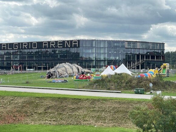 Trampoline park in Kaunas.