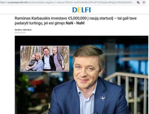 Sukčiai Karbauskio vardu kviečia kasti bitkoinus ir susižerti tūkstančius eurų