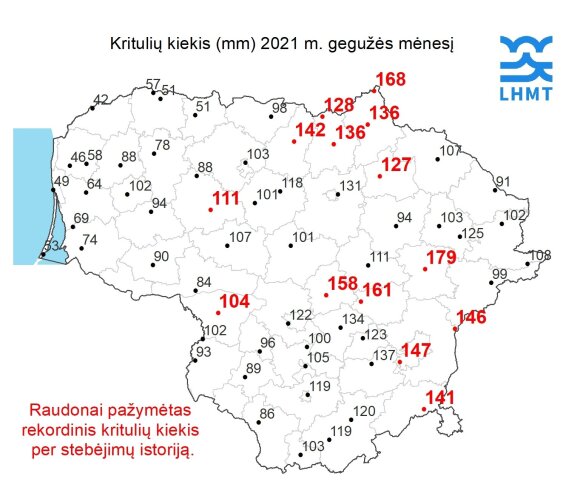 We didn't have that long ago: we didn't just beat rain records