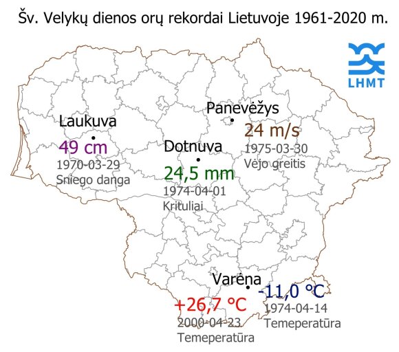 Lithuania Easter Weather Records - We won't get heat records this year, but a nice warmth will make me happy