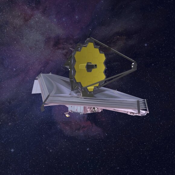 Jameso Webbo teleskopas ieškos gyvybei tinkamų planetų kosmoso gelmėse.