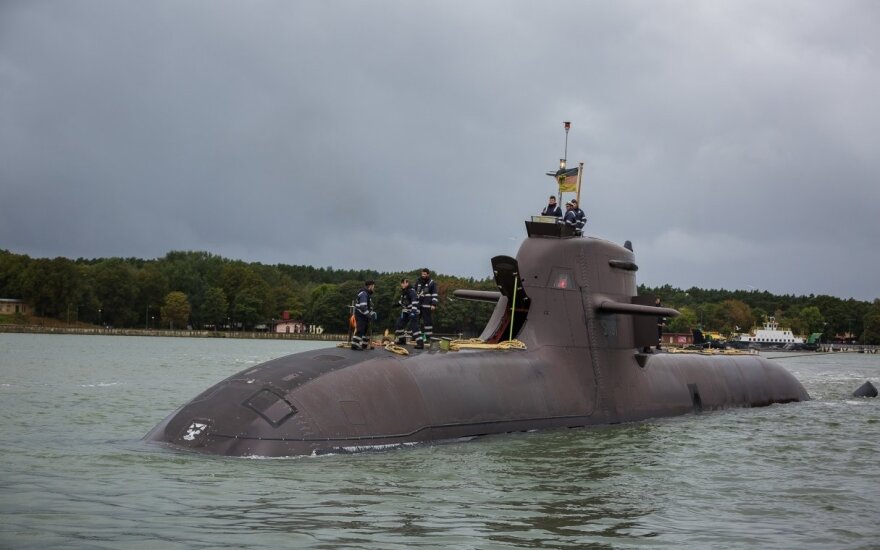 Vokietijos karinių jūrų pajėgų povandeninis karo laivas „U-31“ prisišvartavo Klaipėdos jūrų uoste