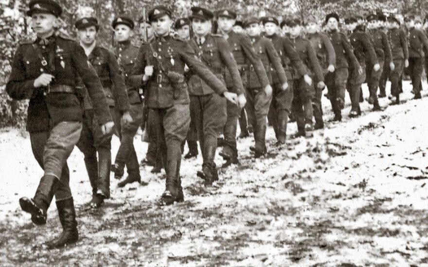Dainava district partisans. Winter 1945-1946