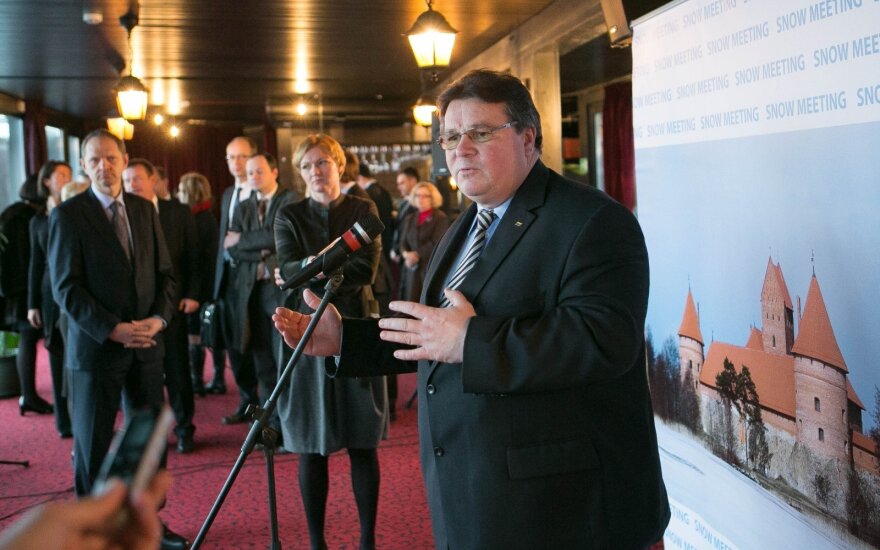 Foreign Minister Linas Linkevičius at 2014 Snow Meeting