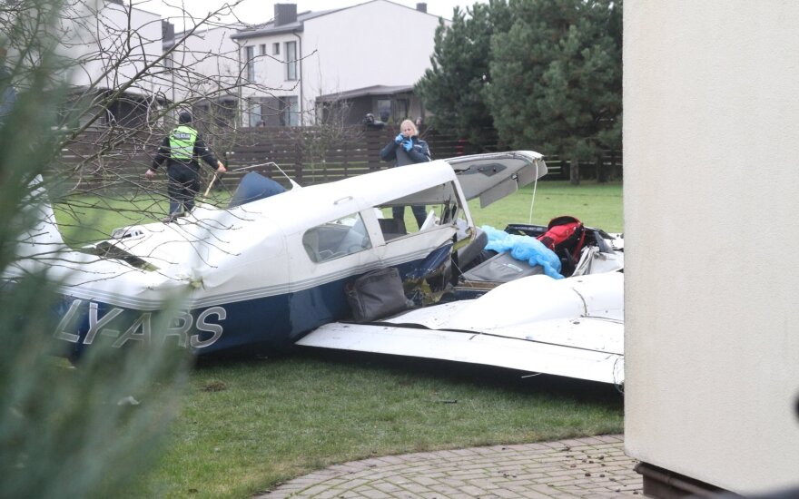 Lėktuvo avarija Kauno rajone, Noreikiškių kaime