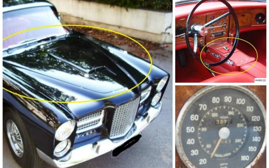 Prabangaus „Facel Vega“ detalių netekęs britas siekia jas susigrąžinti ir siūlo atlygį