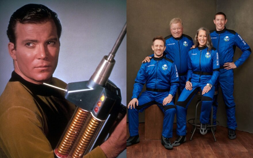 Williamas Shatneris su „Blue Origin“ komanda