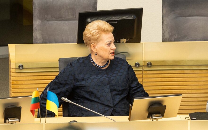 Grybauskaitė: jokių pokyčių dėl Kaliningrado tranzito be Lietuvos sutikimo negali būti
