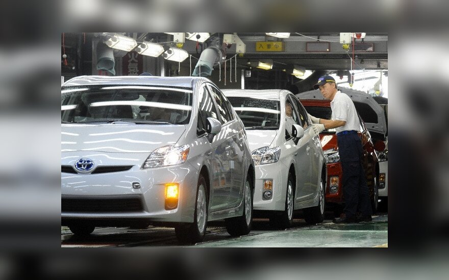 „Toyota“ sumažins gamybą Europoje