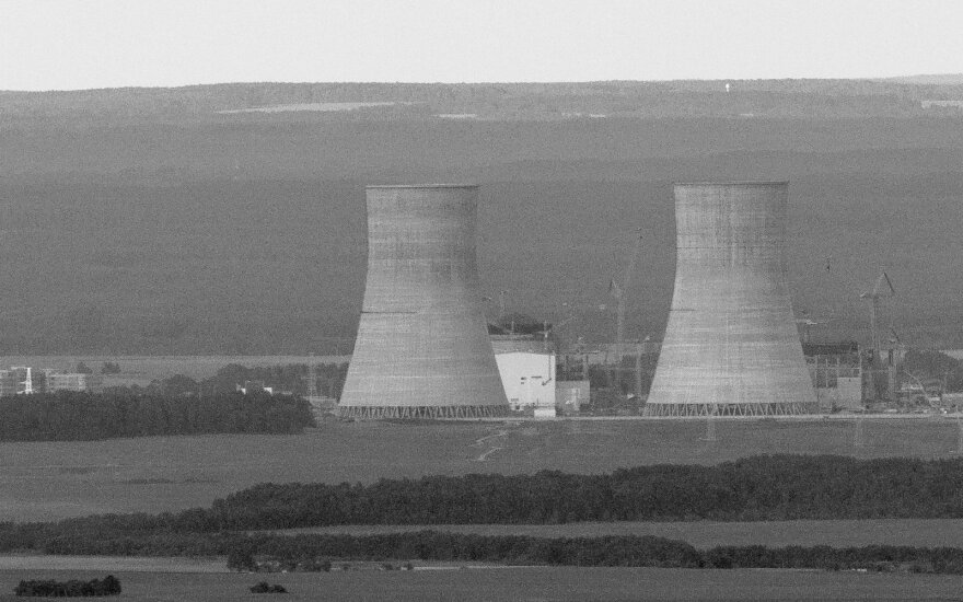 Astravyets nuclear power plant under construction