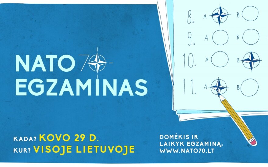 Pirmą kartą rengiamas NATO egzaminas kviečia pasitikrinti žinias ir aplankyti NATO būstinę Briuselyje