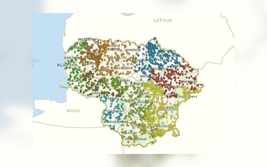 Ekologinių Ukių Zemėlapyje Virs 2000 Lietuviskų Ekoukių Grynas Lt