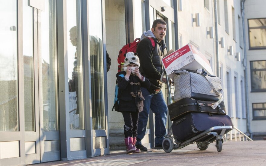 Iraqi refugee family arrived in Vilnius