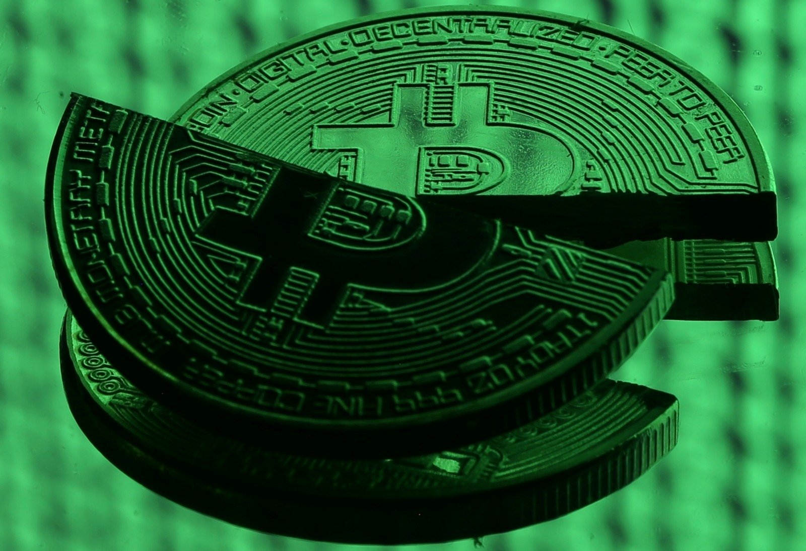bitkoinas užvaldys pasaulį kriptovaliutų linija