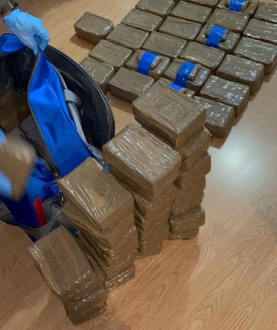 Border guards detain 70 kg of millions-worth cocaine, amphetamine