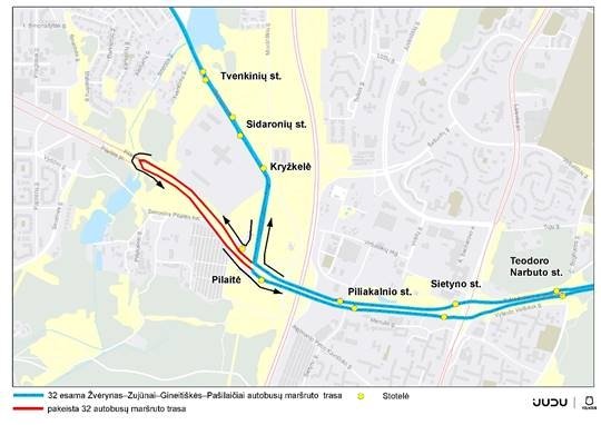 Traffic changes on Pilaitė avenue until late summer